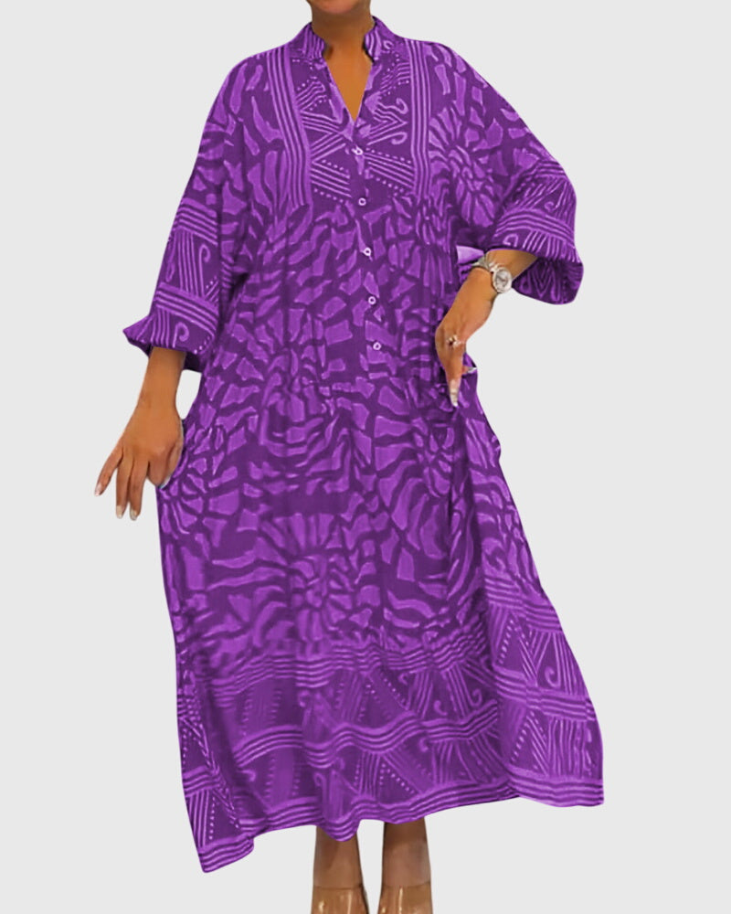 Mckinley | Maxi Dress With Elegant Print