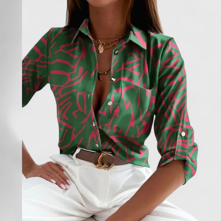Lisette | Elegant Long Sleeve Blouse