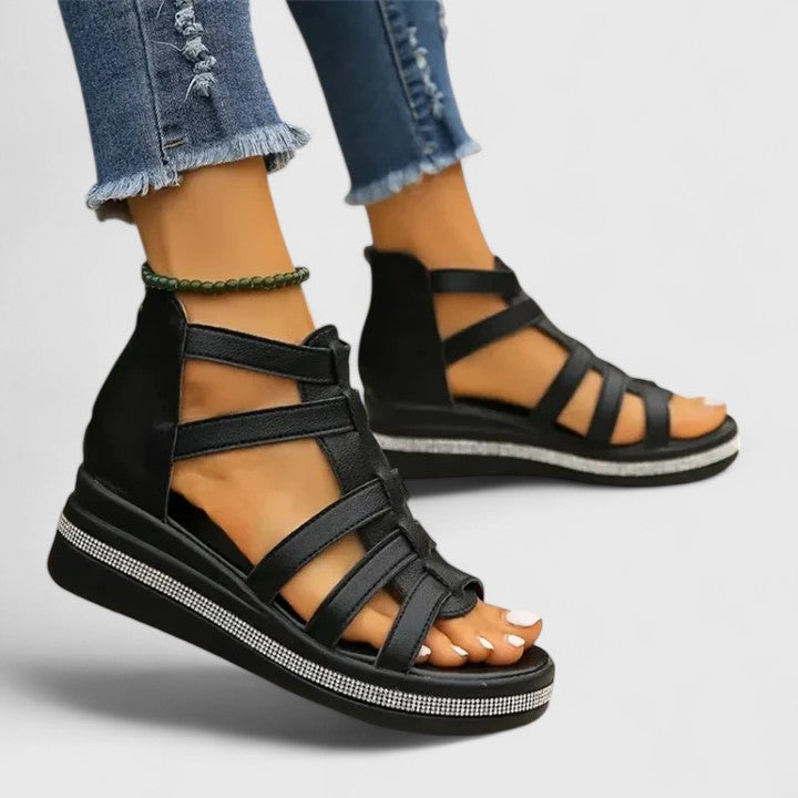 Kendall | Orthopaedic Strass Sandals