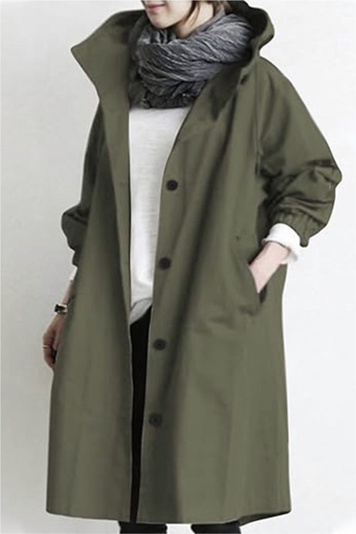 Barbara | Oversized Water-Resistant Windbreaker